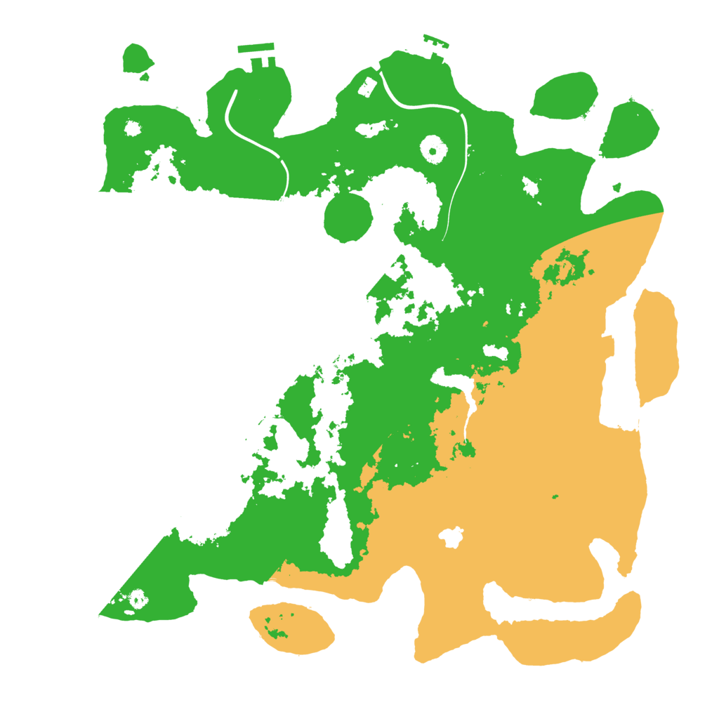 Biome Rust Map: Procedural Map, Size: 4000, Seed: 118444022