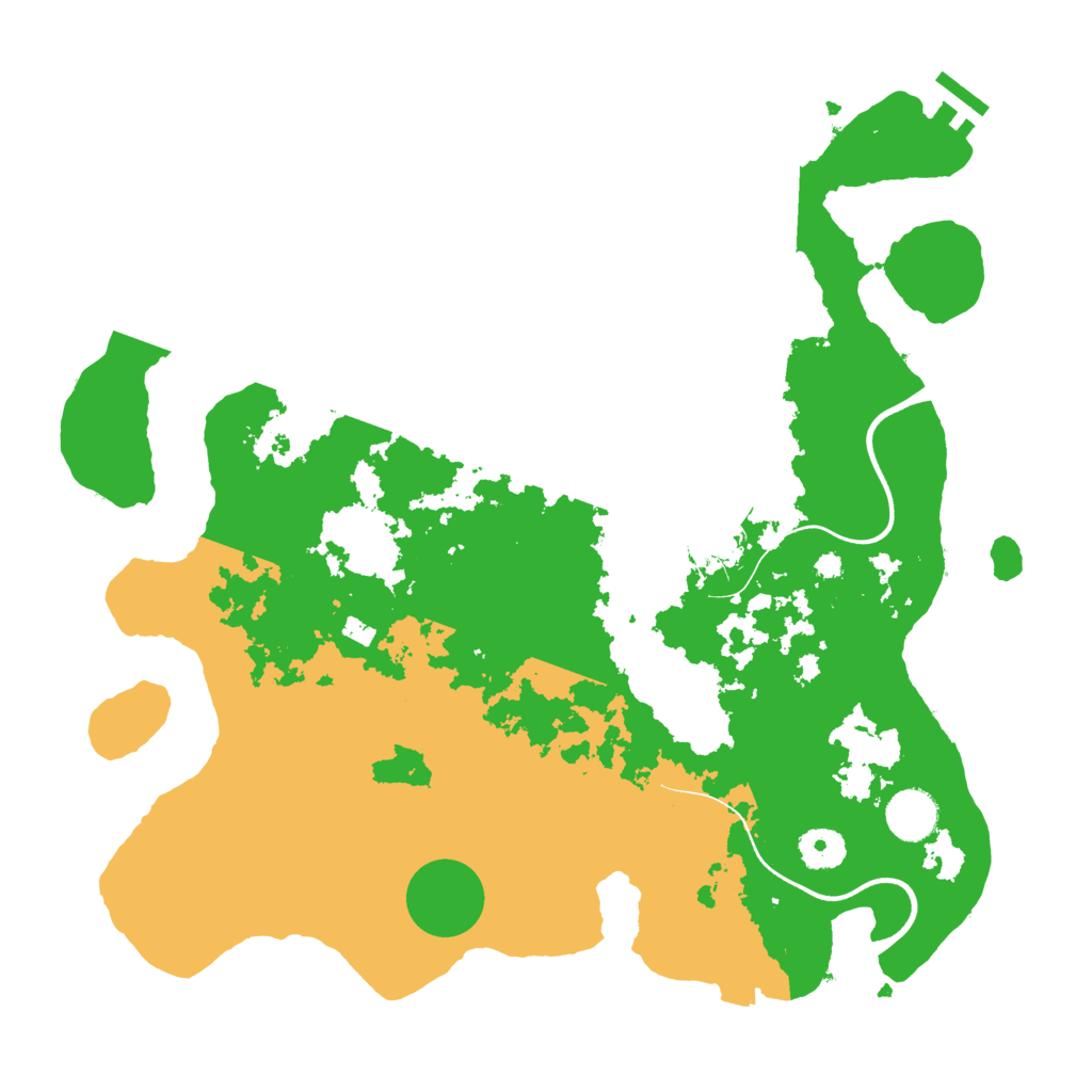 Biome Rust Map: Procedural Map, Size: 3700, Seed: 1920809488