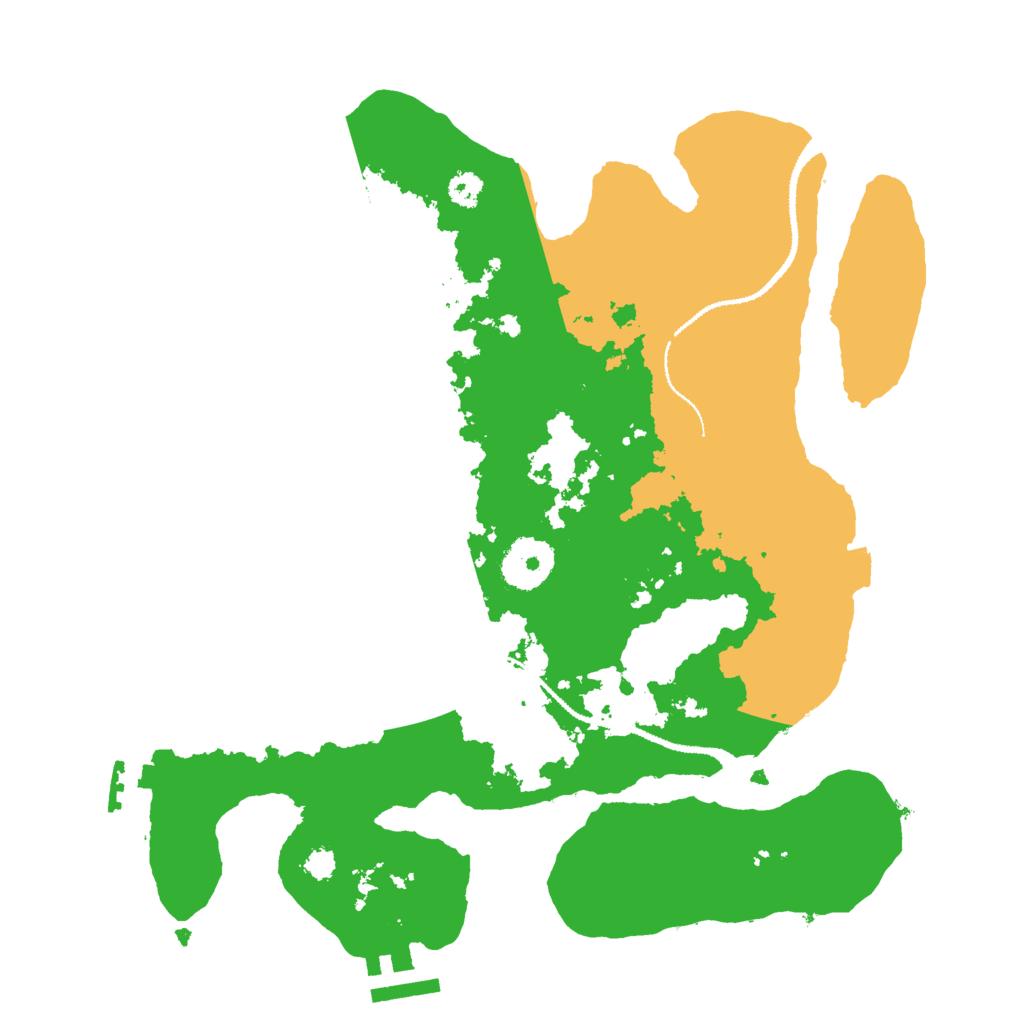 Biome Rust Map: Procedural Map, Size: 3000, Seed: 2423319