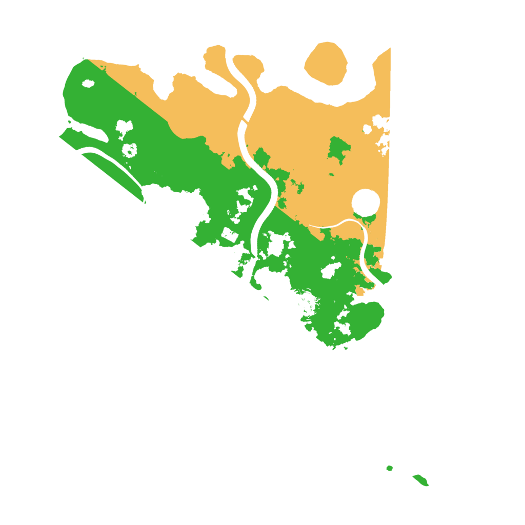 Biome Rust Map: Procedural Map, Size: 3500, Seed: 2021080511