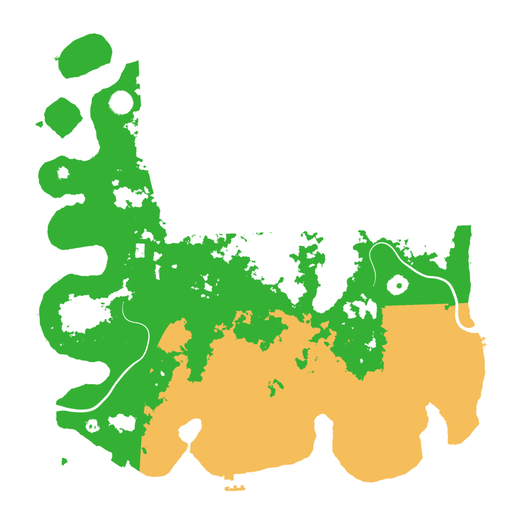 Biome Rust Map: Procedural Map, Size: 3850, Seed: 911468599