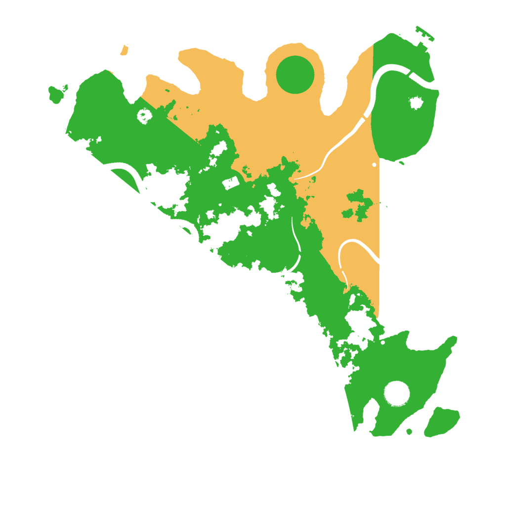 Biome Rust Map: Procedural Map, Size: 3500, Seed: 7658369