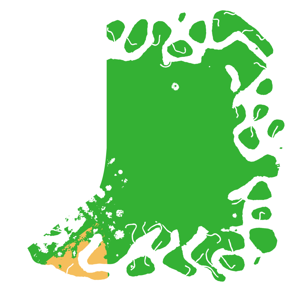 Biome Rust Map: Procedural Map, Size: 6000, Seed: 10710