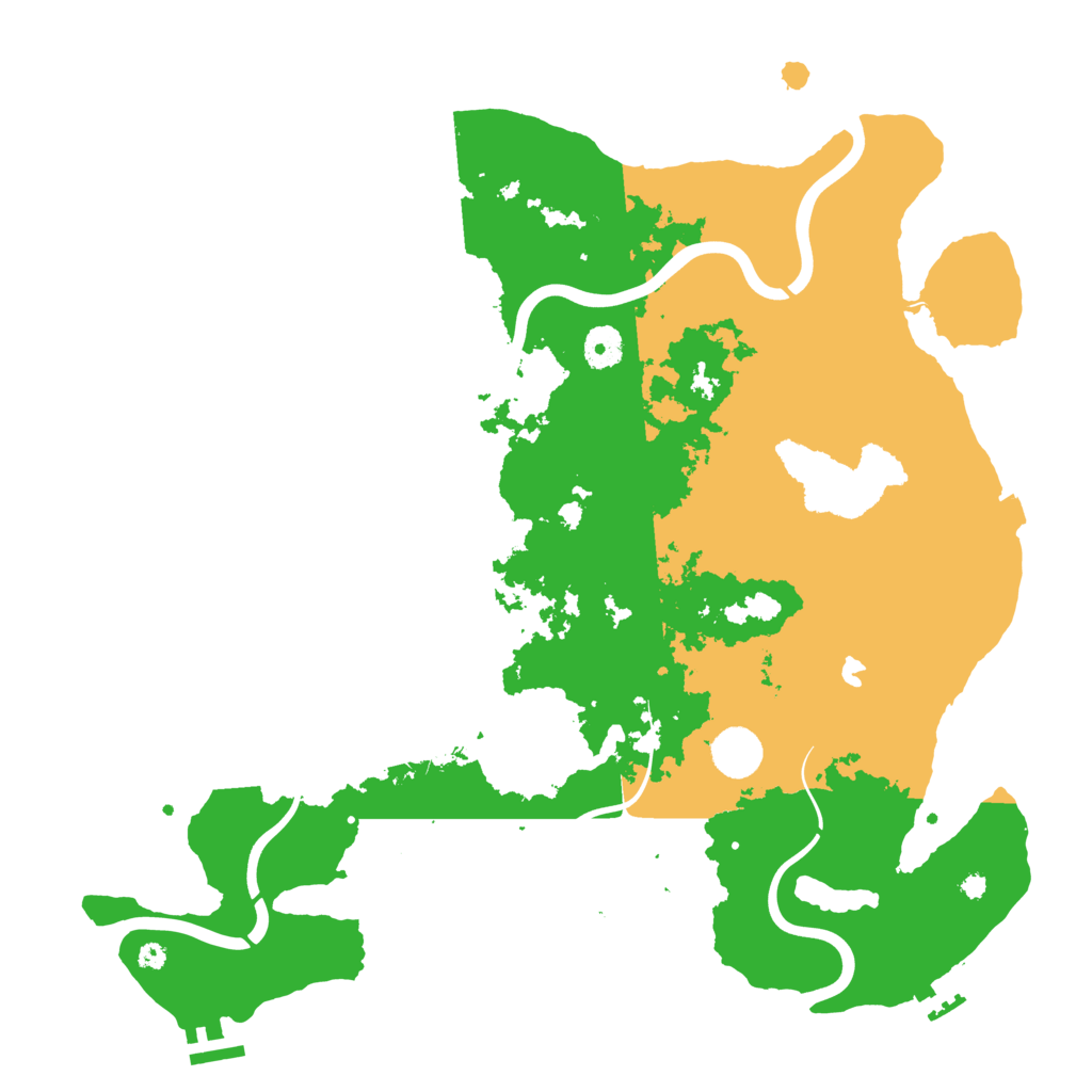Biome Rust Map: Procedural Map, Size: 4003, Seed: 1441133105