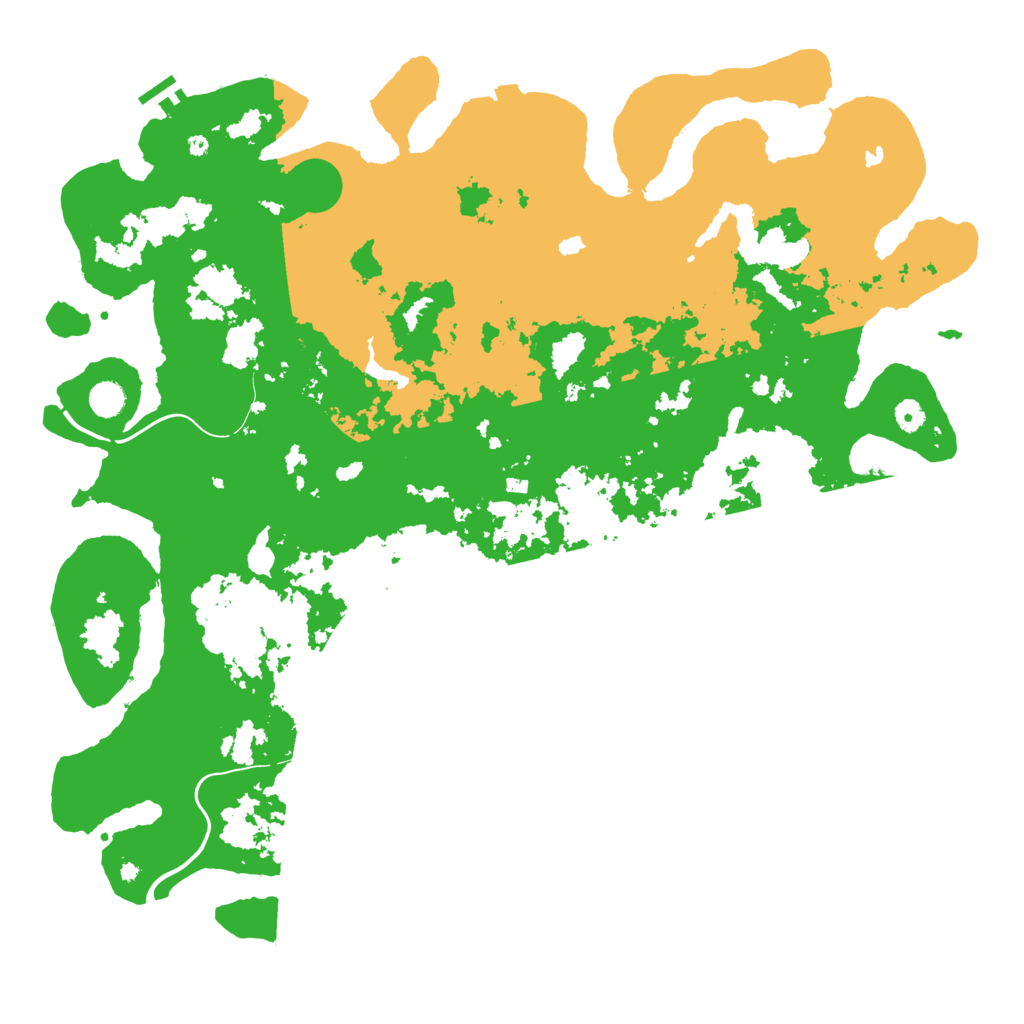 Biome Rust Map: Procedural Map, Size: 5000, Seed: 54970