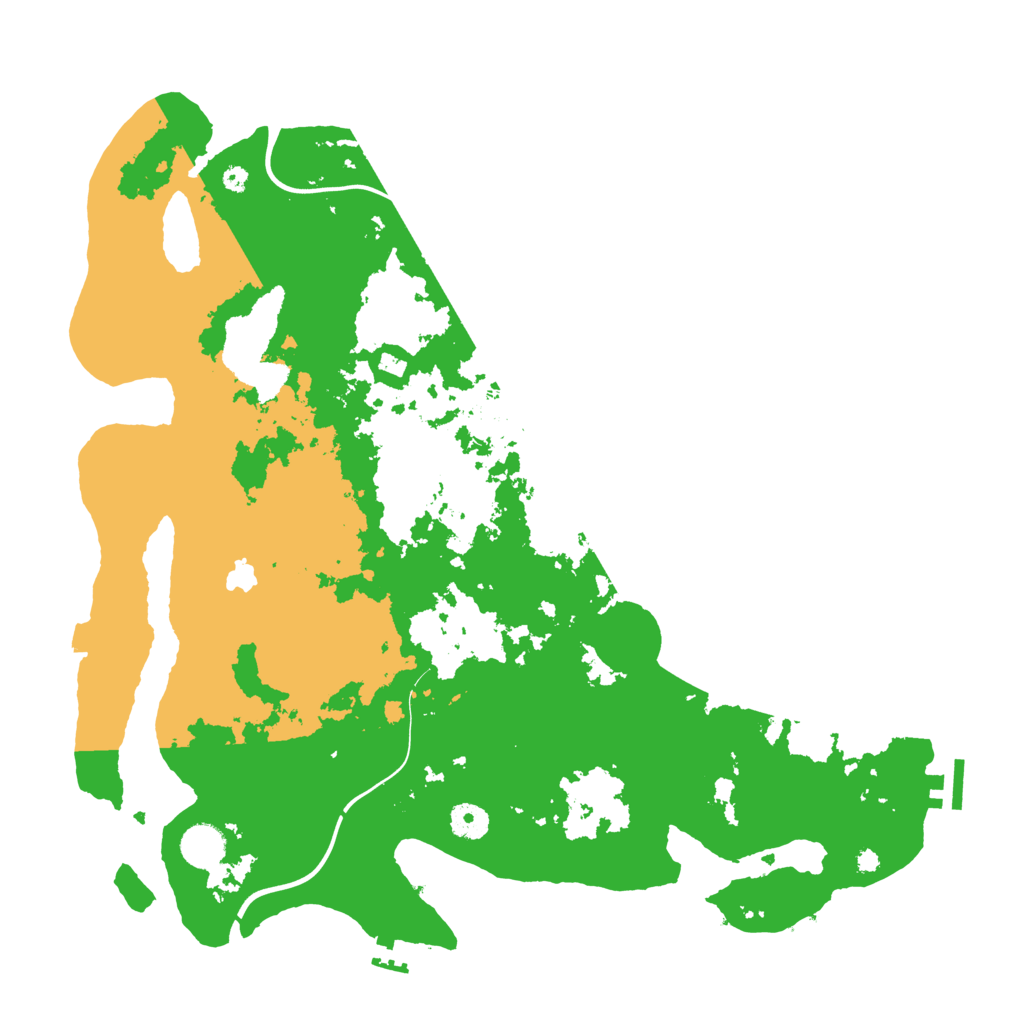 Biome Rust Map: Procedural Map, Size: 4096, Seed: 89926781