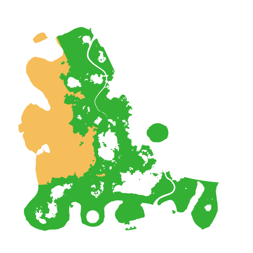 Biome Rust Map: Procedural Map, Size: 3500, Seed: 4639156