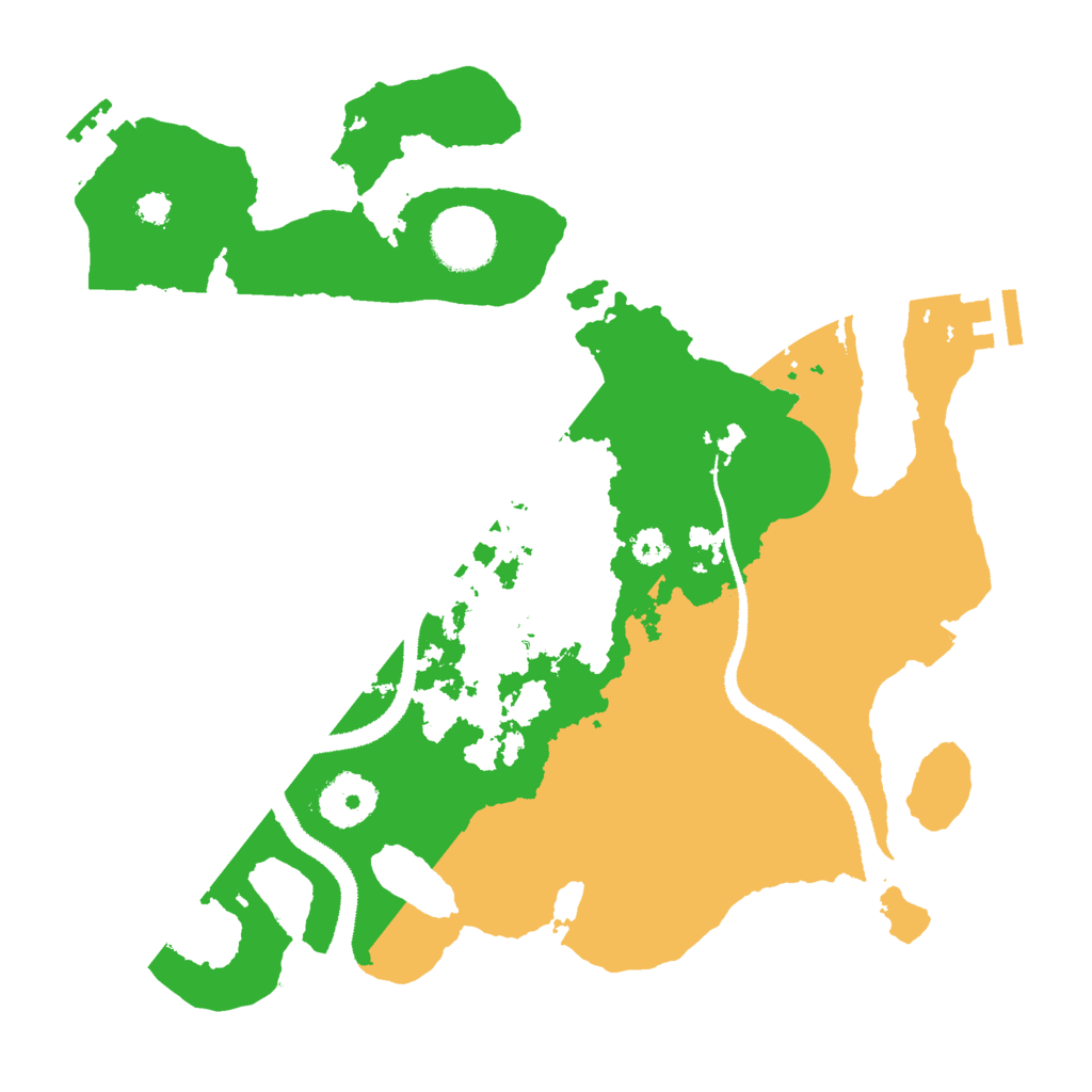Biome Rust Map: Procedural Map, Size: 3000, Seed: 2093597817