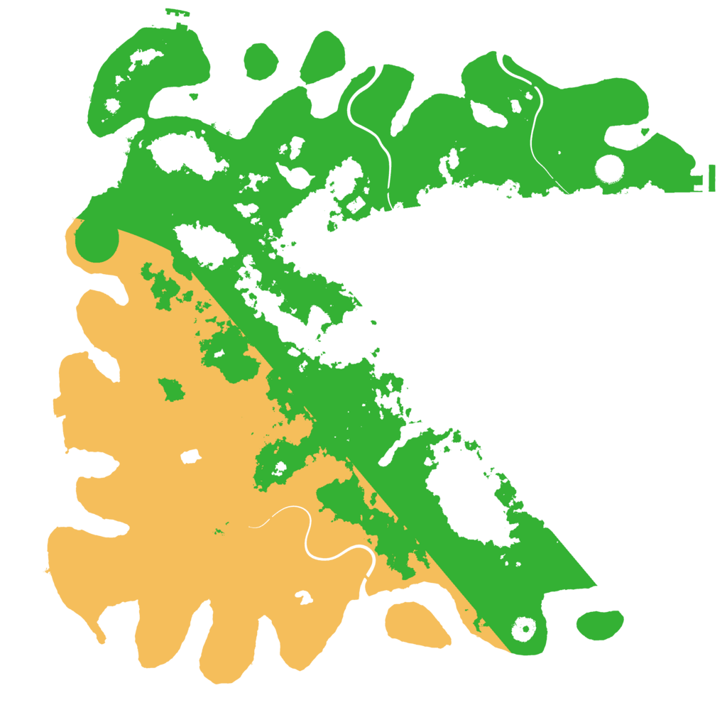Biome Rust Map: Procedural Map, Size: 4500, Seed: 1175178778