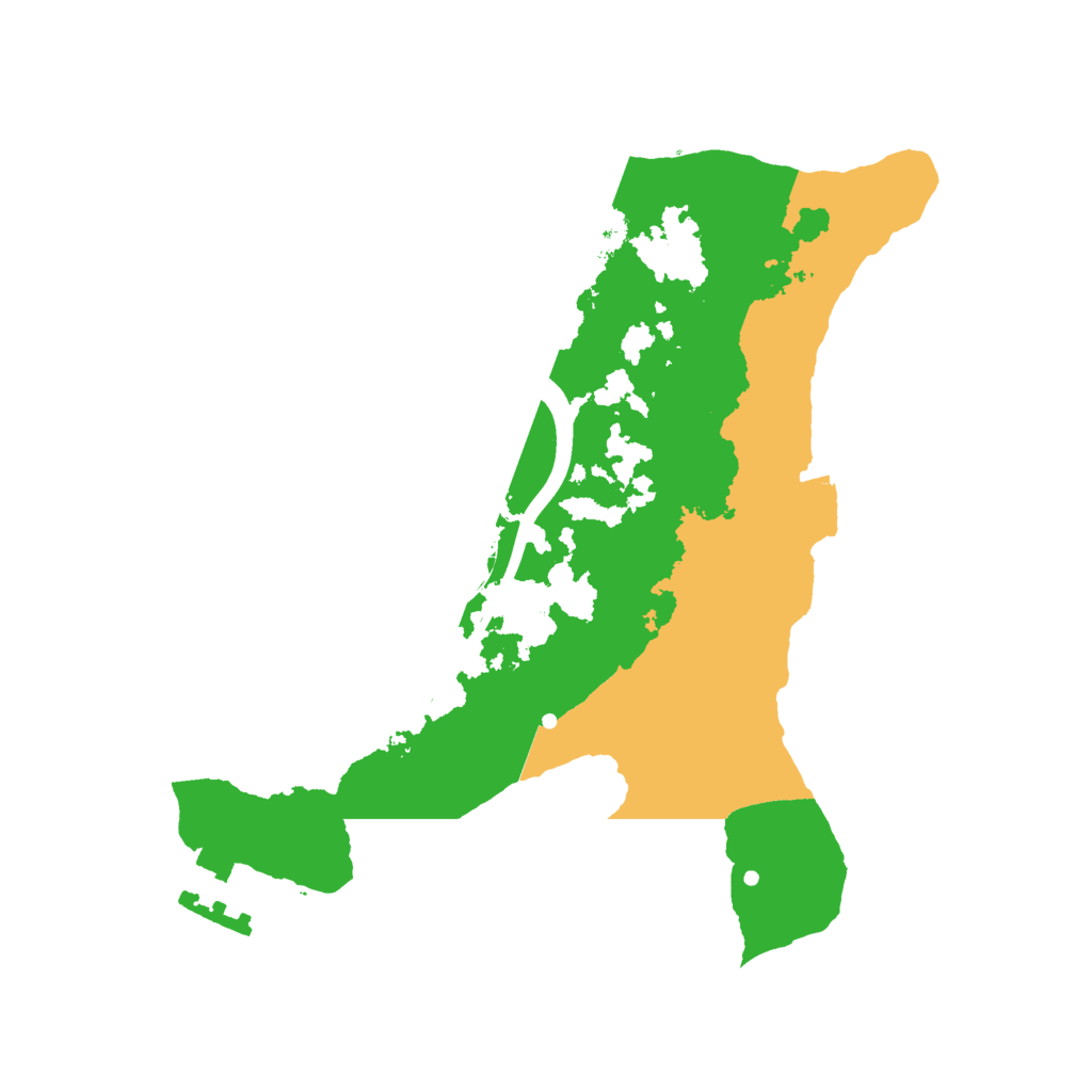 Biome Rust Map: Procedural Map, Size: 2100, Seed: 12