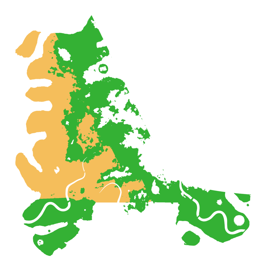 Biome Rust Map: Procedural Map, Size: 4500, Seed: 1396448996
