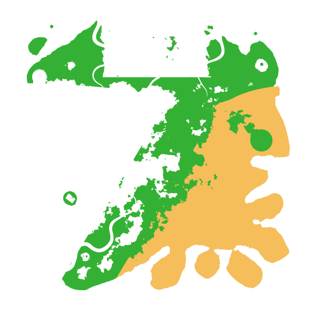 Biome Rust Map: Procedural Map, Size: 3700, Seed: 1056658036