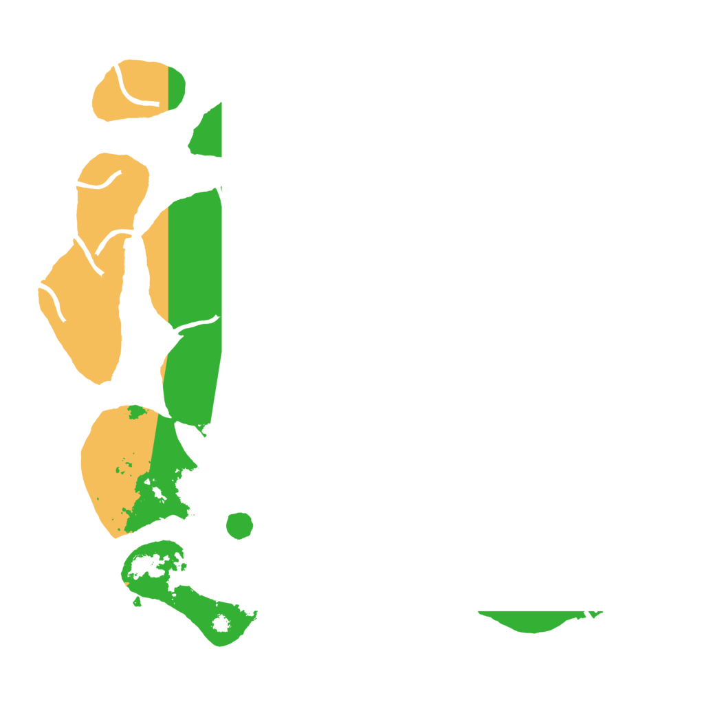 Biome Rust Map: Procedural Map, Size: 3700, Seed: 498661917