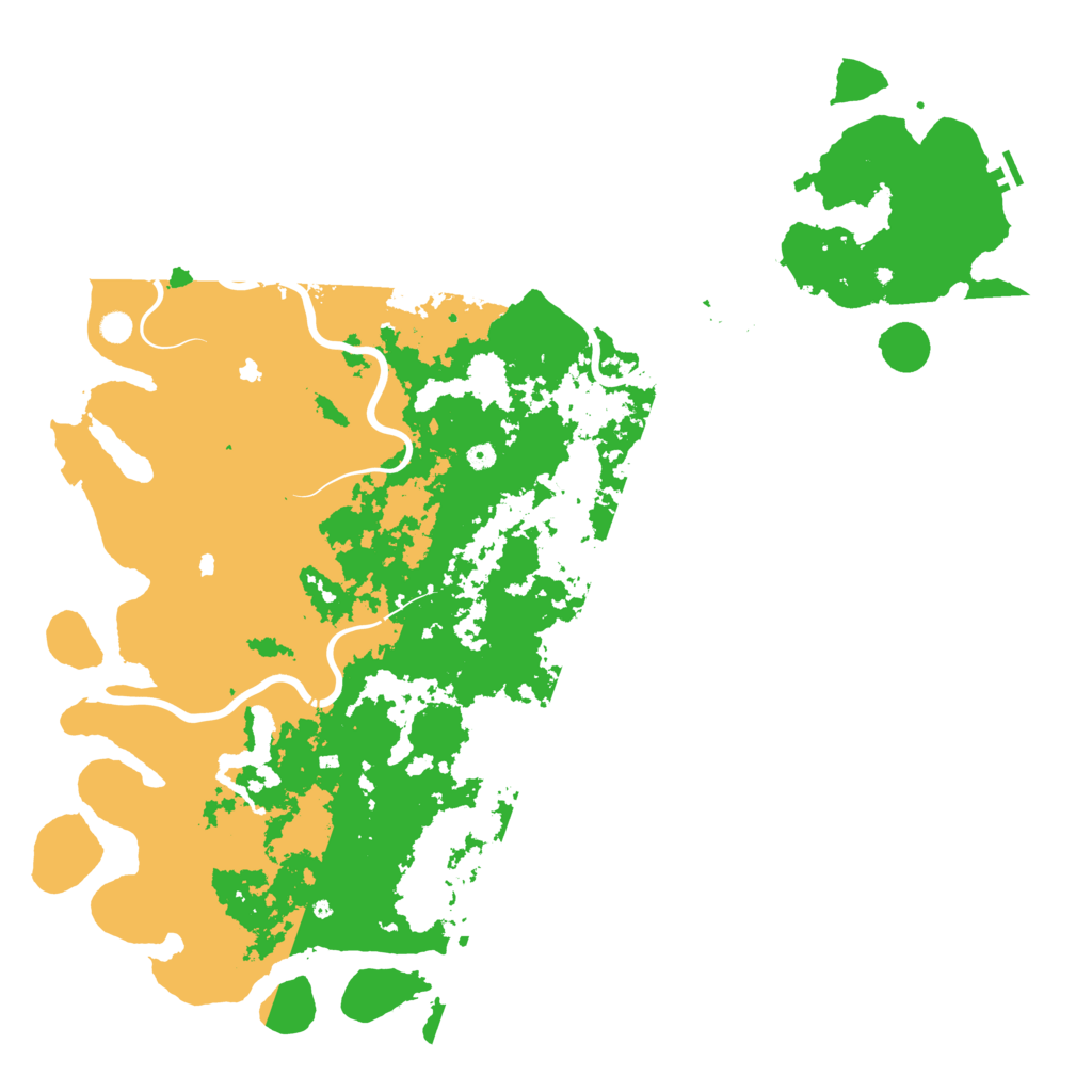 Biome Rust Map: Procedural Map, Size: 6000, Seed: 1547239814