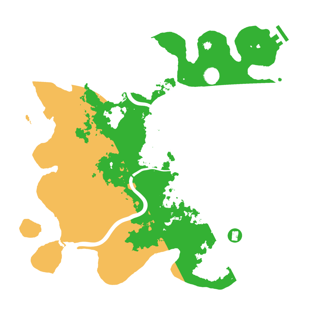 Biome Rust Map: Procedural Map, Size: 3500, Seed: 7225