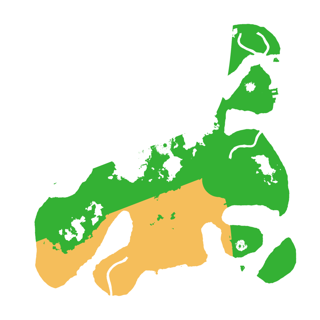 Biome Rust Map: Procedural Map, Size: 3000, Seed: 2024004951