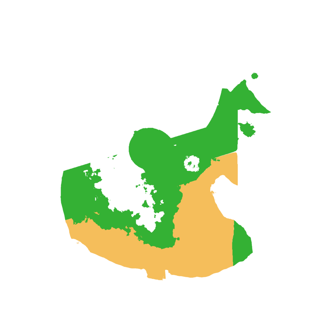 Biome Rust Map: Procedural Map, Size: 2000, Seed: 323203914