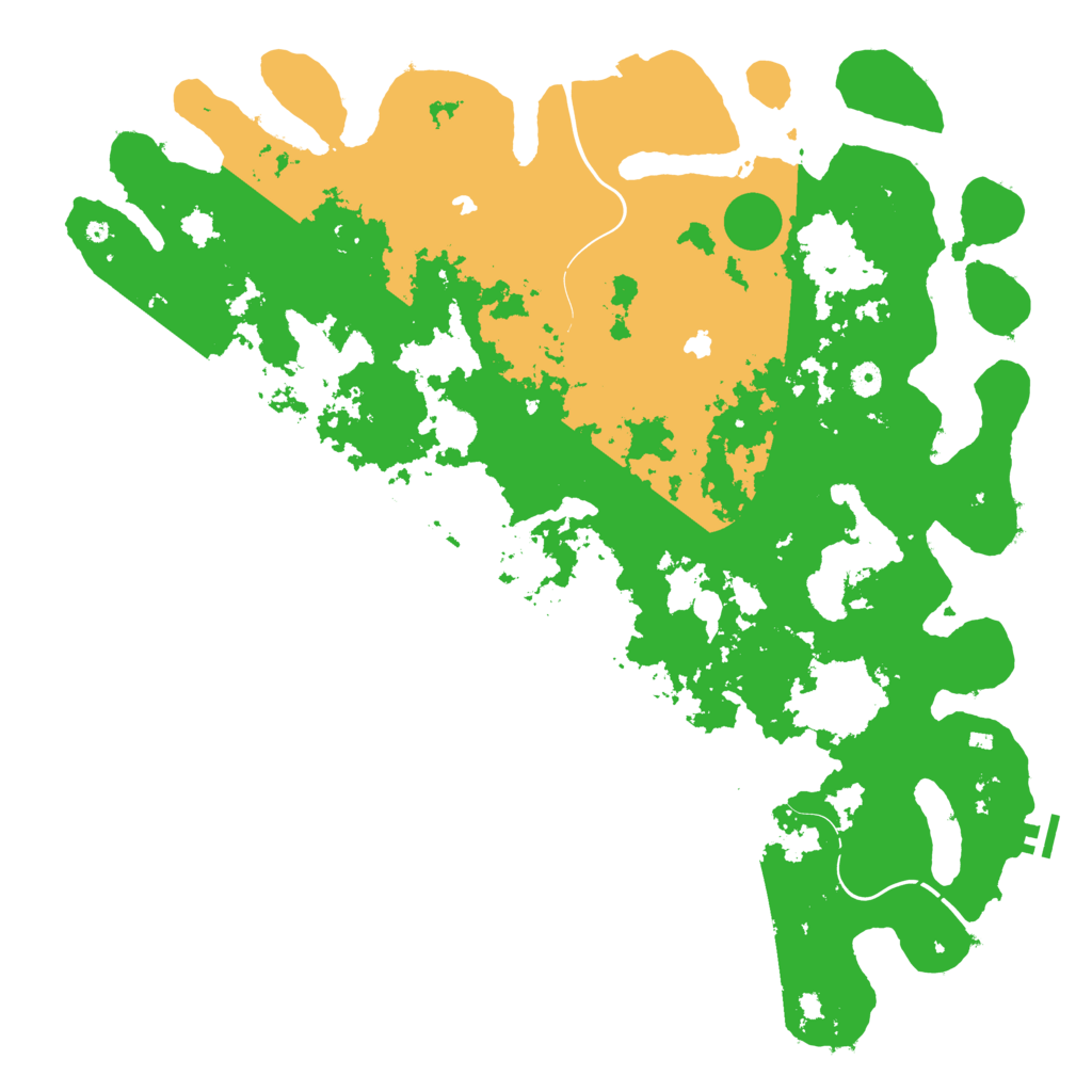 Biome Rust Map: Procedural Map, Size: 5000, Seed: 12930328