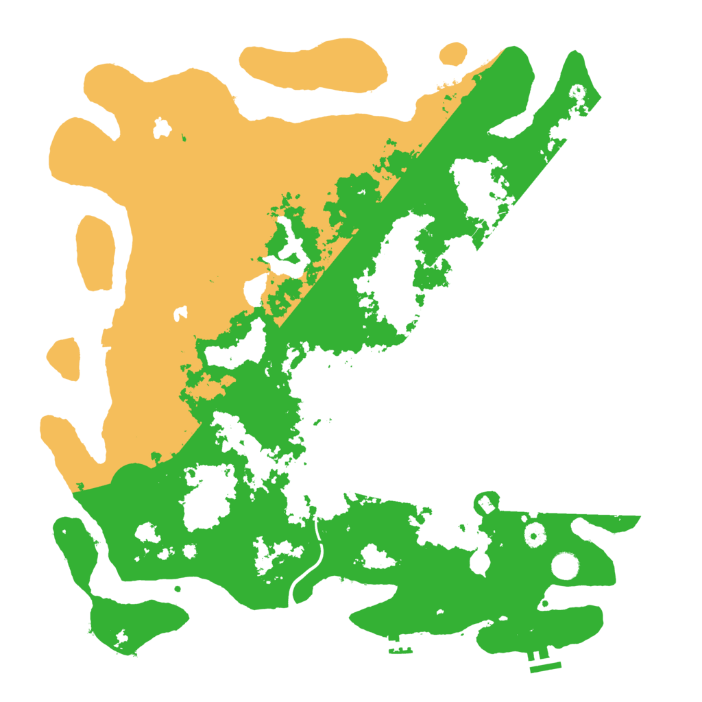 Biome Rust Map: Procedural Map, Size: 4500, Seed: 78826