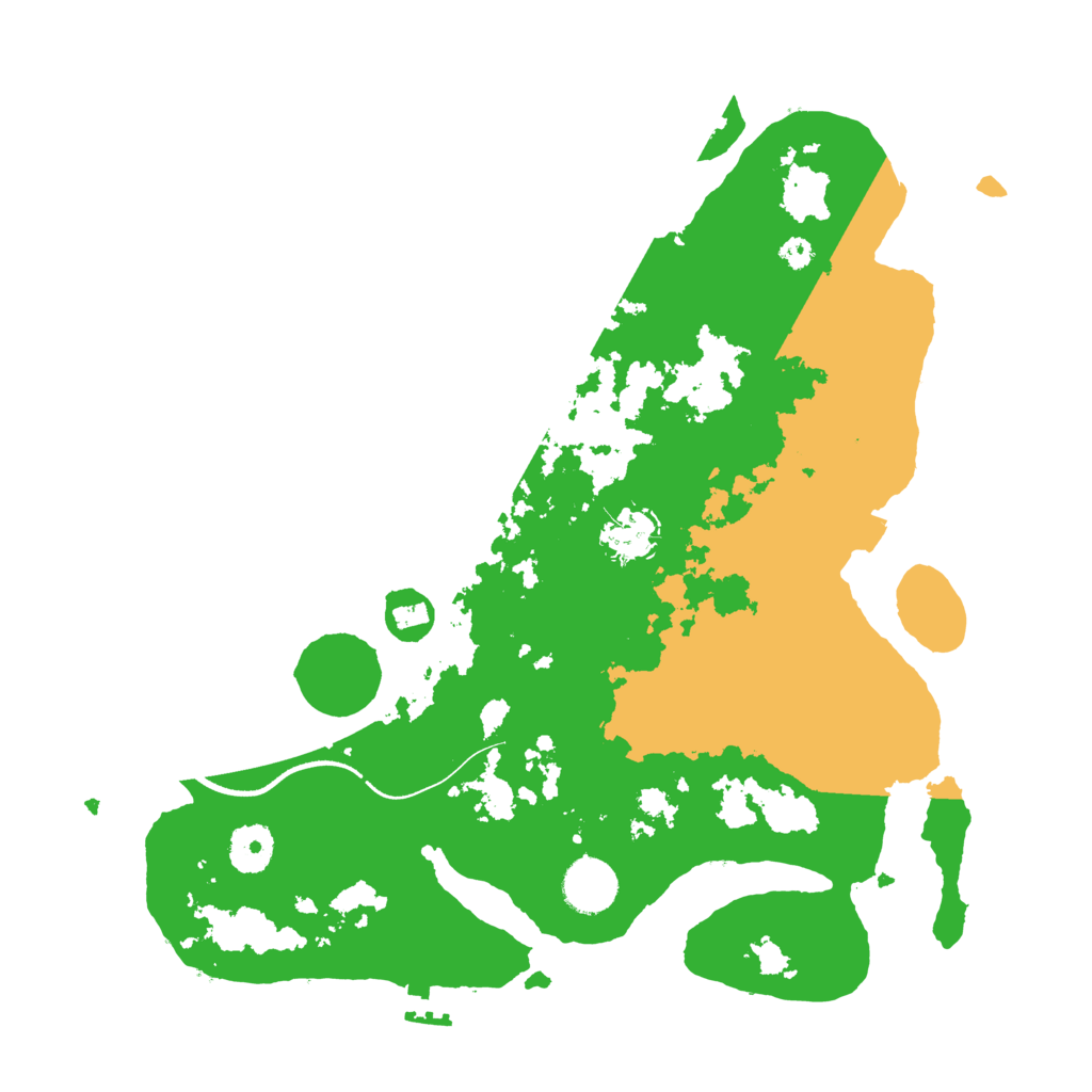 Biome Rust Map: Procedural Map, Size: 3500, Seed: 1753433500