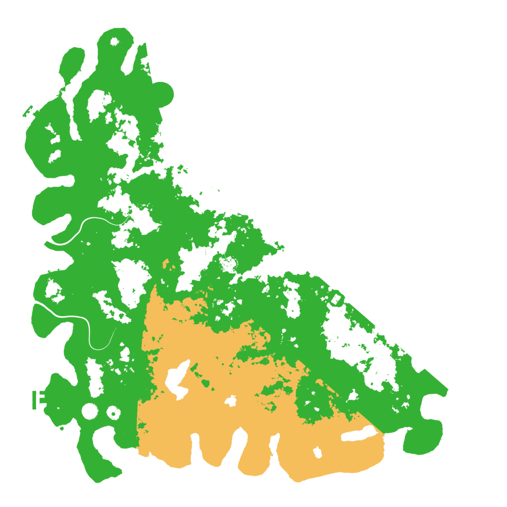 Biome Rust Map: Procedural Map, Size: 5500, Seed: 24