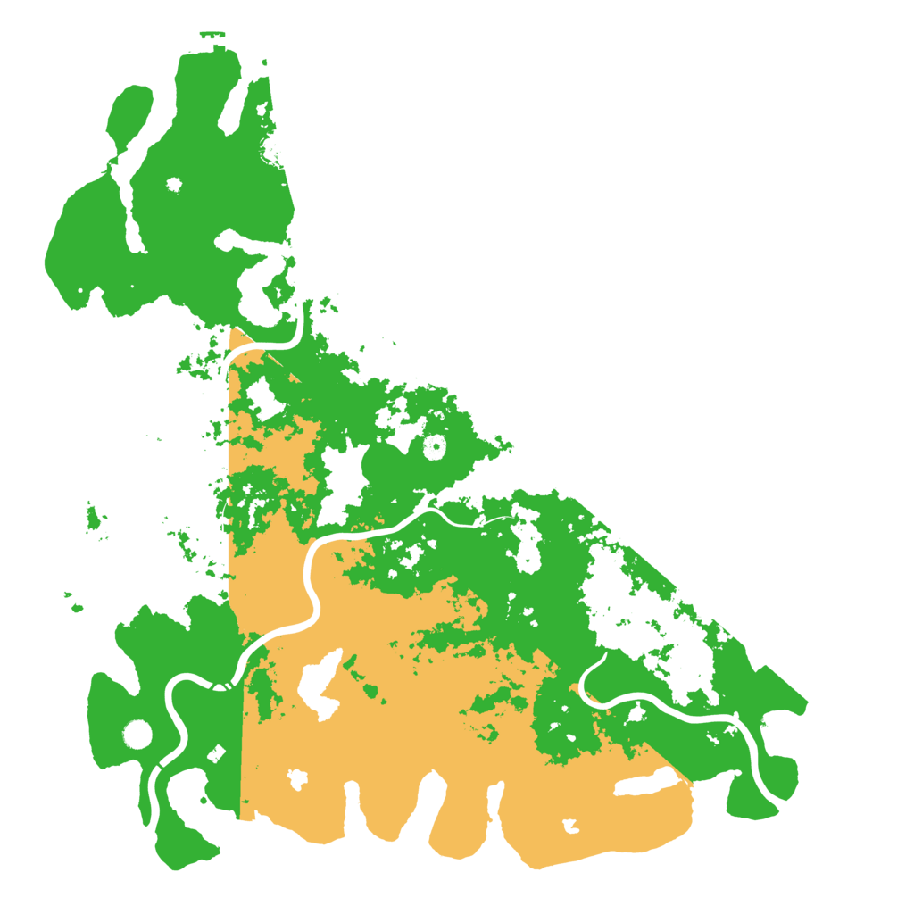Biome Rust Map: Procedural Map, Size: 5500, Seed: 24