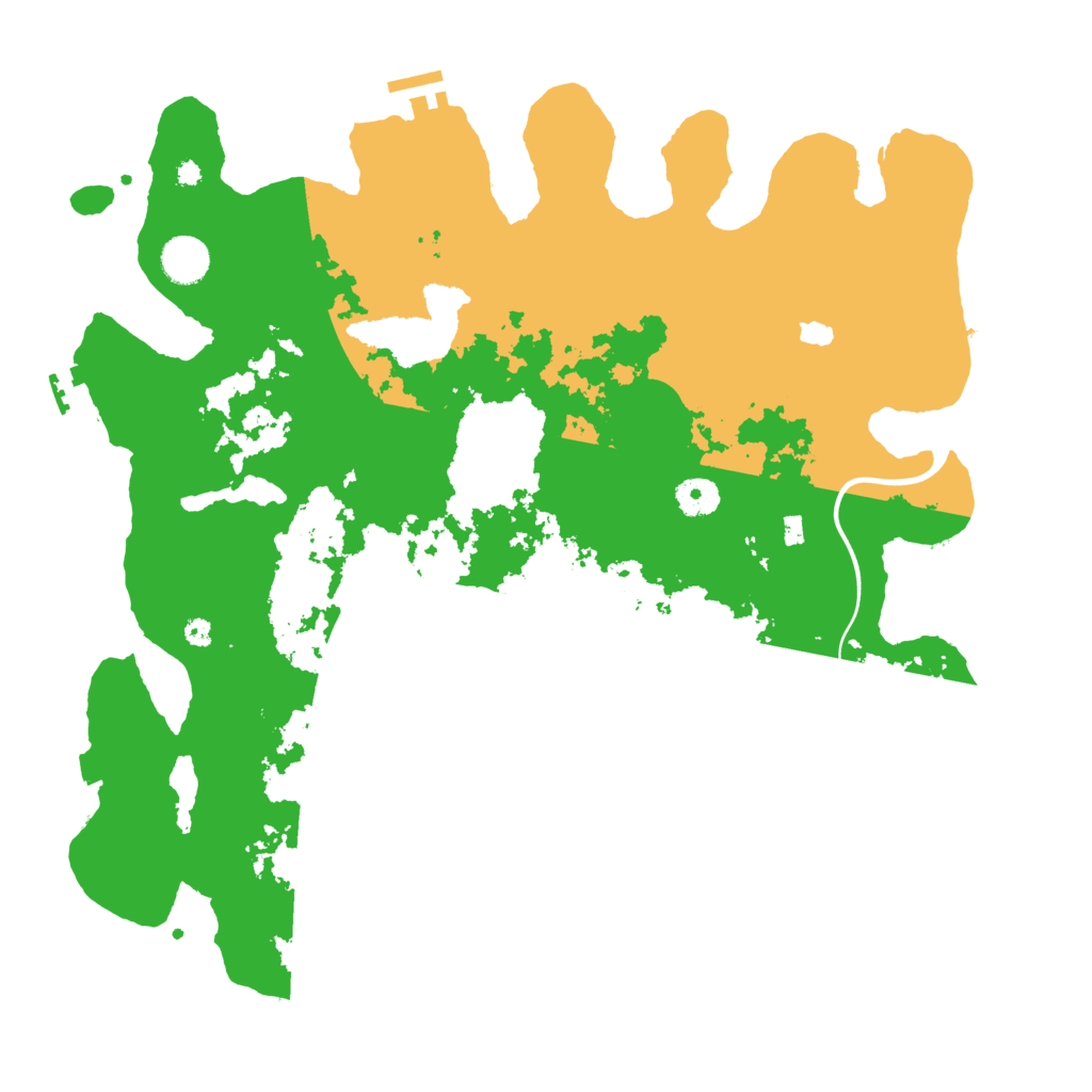 Biome Rust Map: Procedural Map, Size: 4000, Seed: 1654