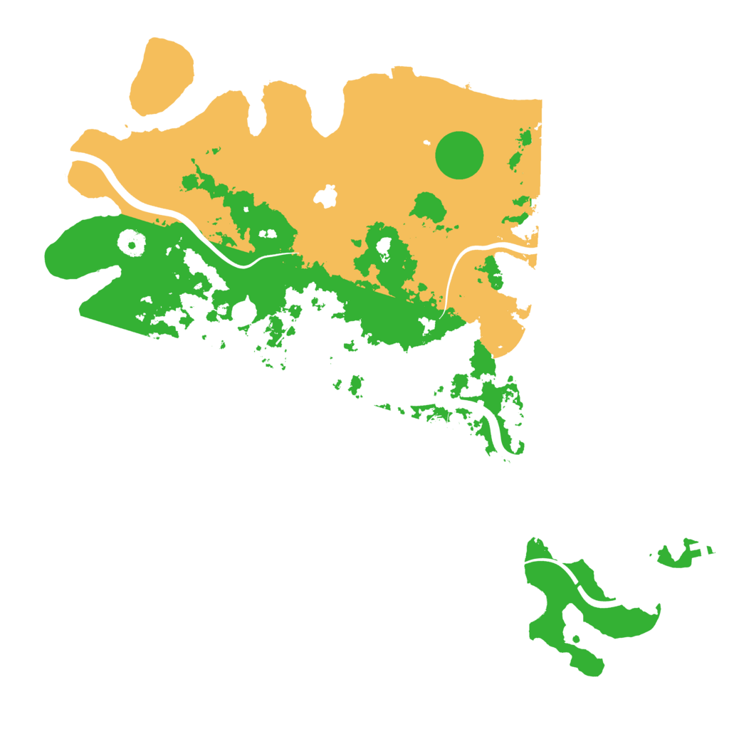 Biome Rust Map: Procedural Map, Size: 4000, Seed: 5658