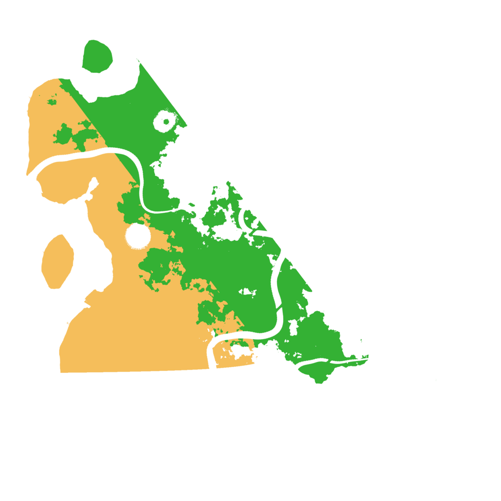 Biome Rust Map: Procedural Map, Size: 3500, Seed: 1981587650