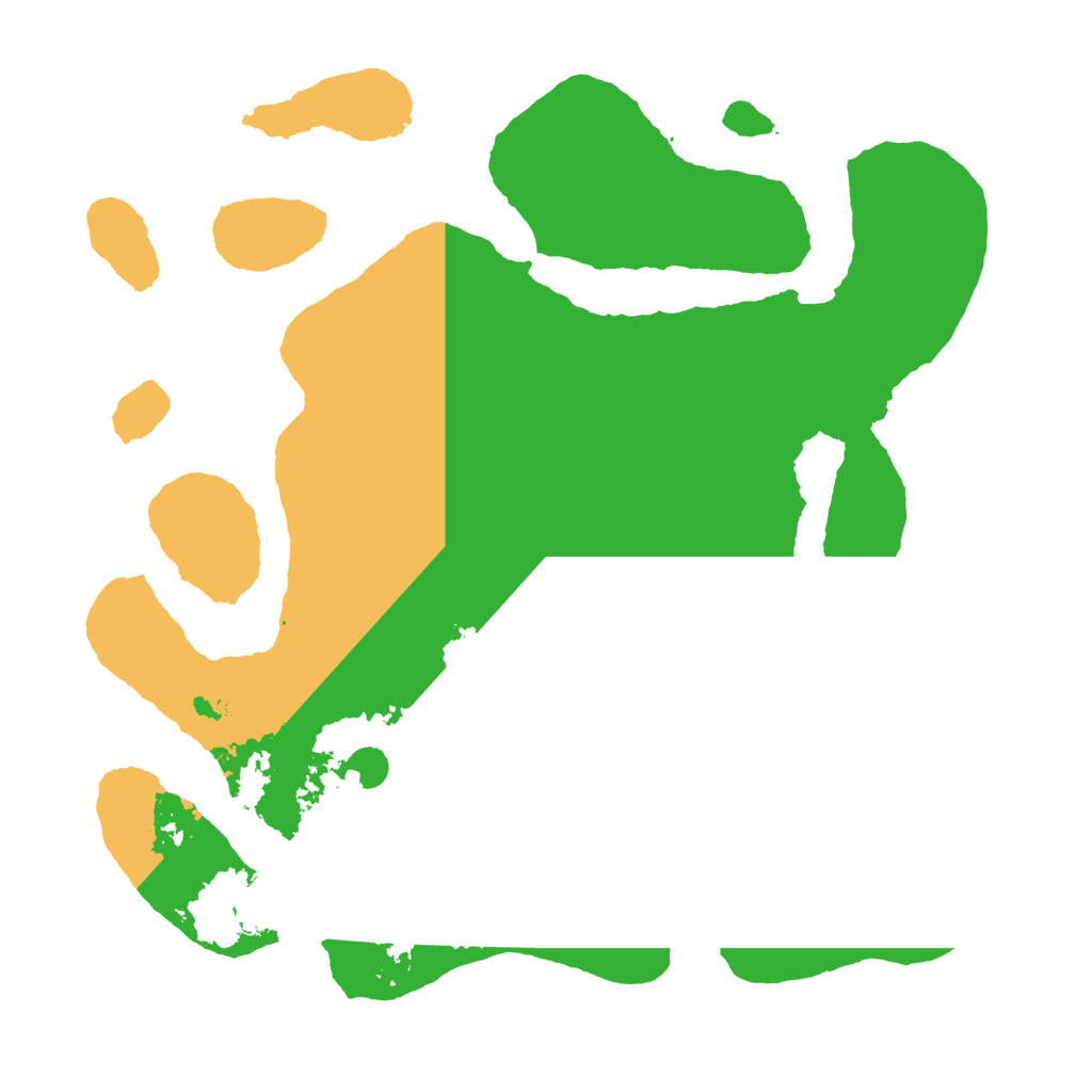 Biome Rust Map: Barren, Size: 3500, Seed: 125987186