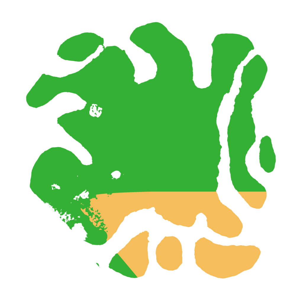 Biome Rust Map: Barren, Size: 3500, Seed: 36