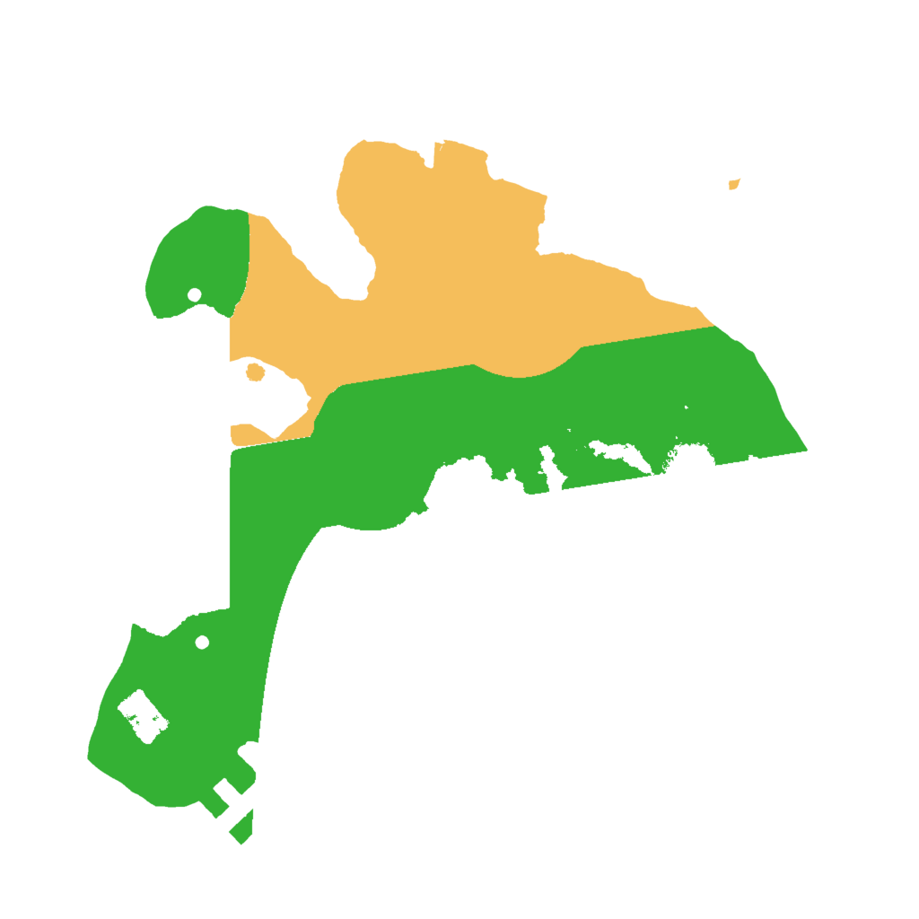 Biome Rust Map: Procedural Map, Size: 2000, Seed: 15365674