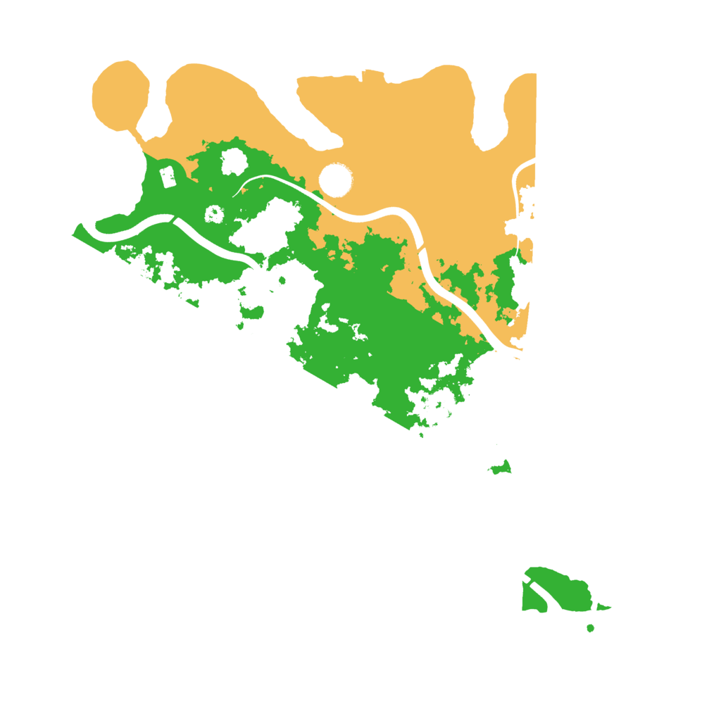 Biome Rust Map: Procedural Map, Size: 3800, Seed: 8828