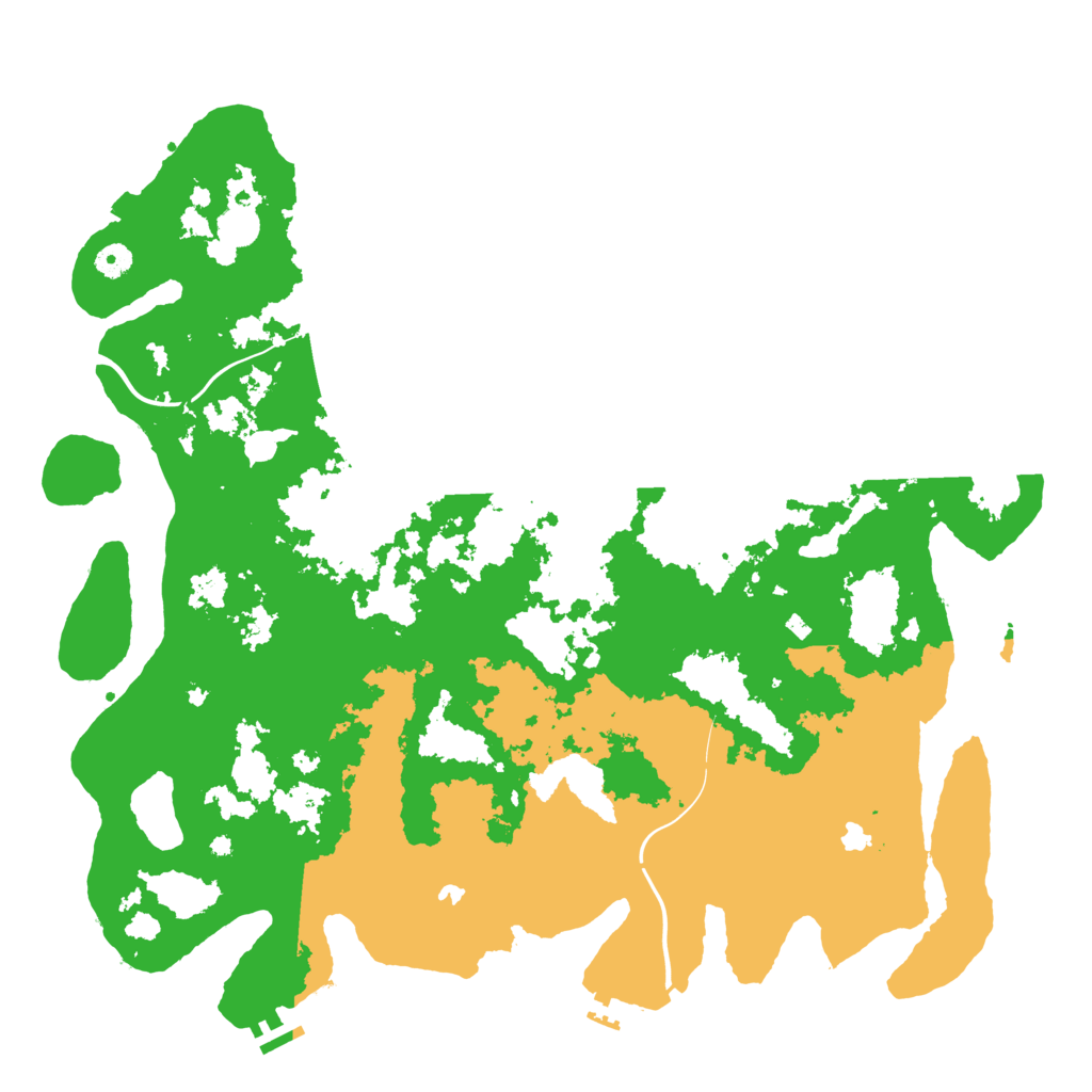Biome Rust Map: Procedural Map, Size: 4700, Seed: 57906