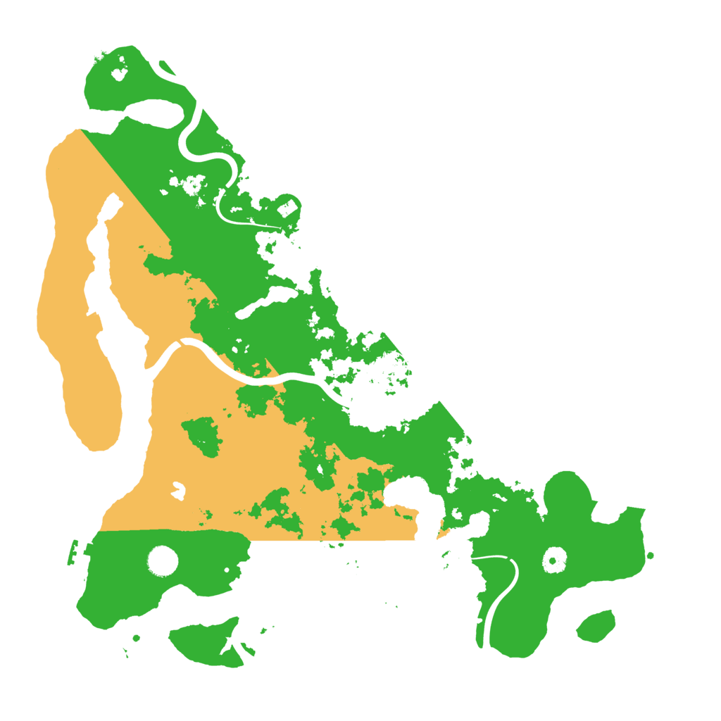 Biome Rust Map: Procedural Map, Size: 4200, Seed: 24000