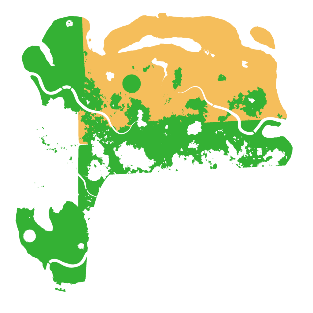 Biome Rust Map: Procedural Map, Size: 4500, Seed: 963176193