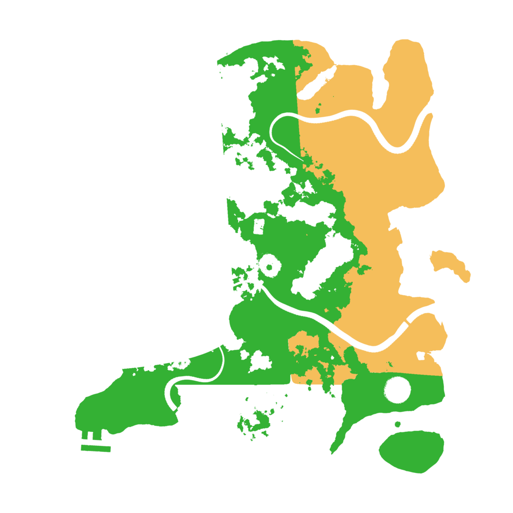 Biome Rust Map: Procedural Map, Size: 3500, Seed: 359811408
