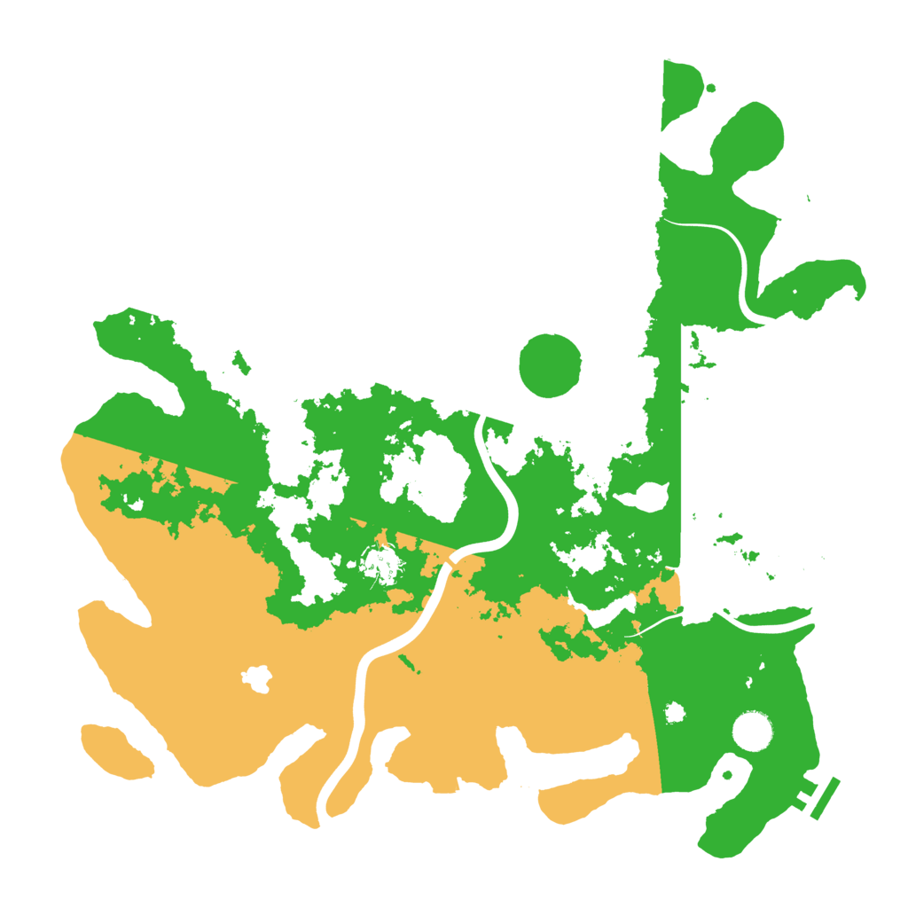 Biome Rust Map: Procedural Map, Size: 4000, Seed: 21325460
