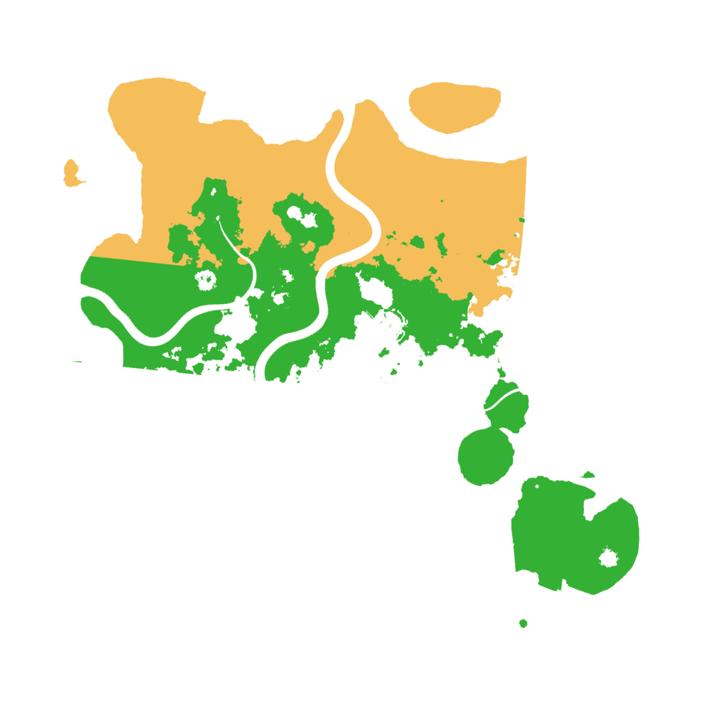 Biome Rust Map: Procedural Map, Size: 3500, Seed: 612176498