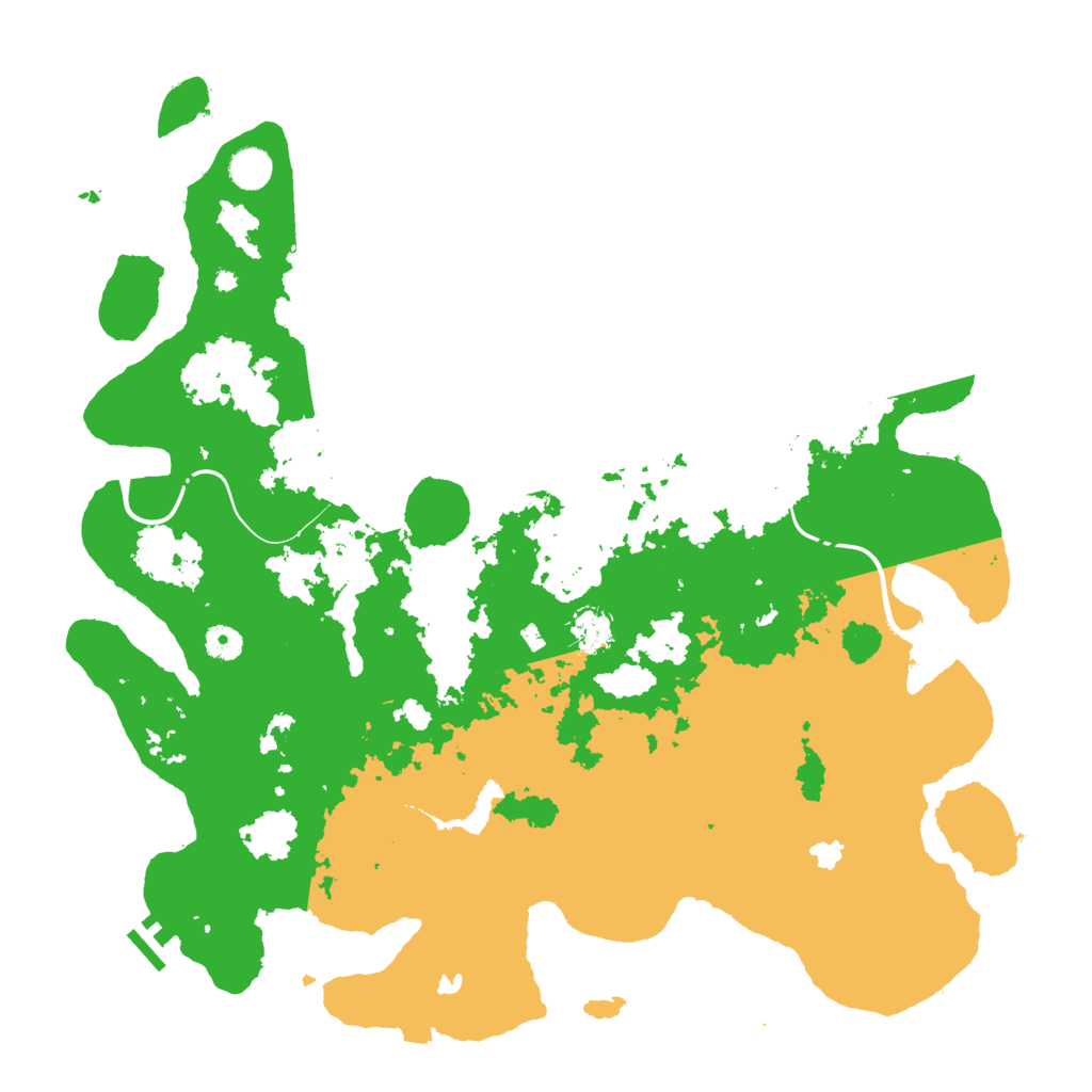 Biome Rust Map: Procedural Map, Size: 4500, Seed: 5498154