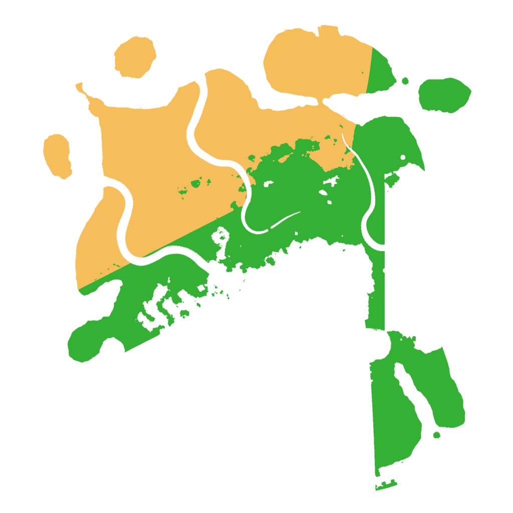 Biome Rust Map: Procedural Map, Size: 3000, Seed: 8050092