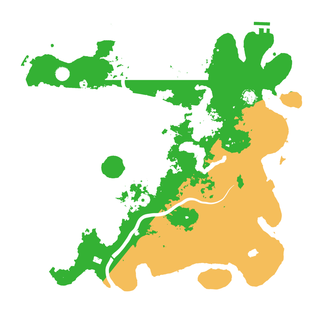 Biome Rust Map: Procedural Map, Size: 4000, Seed: 843985