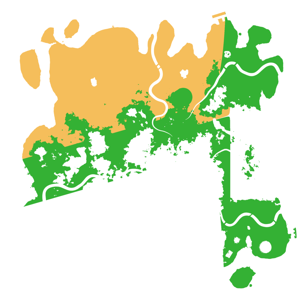 Biome Rust Map: Procedural Map, Size: 4500, Seed: 1139318629