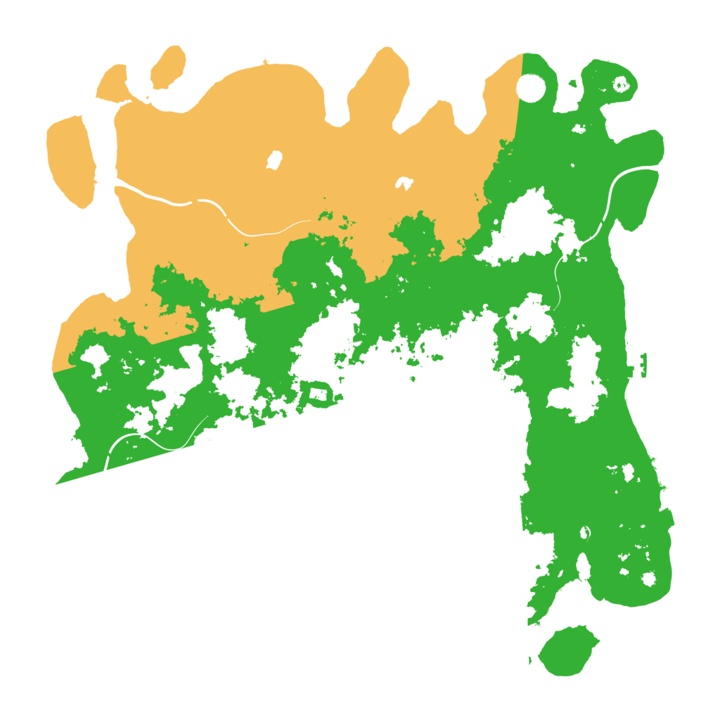 Biome Rust Map: Procedural Map, Size: 4500, Seed: 1139318629