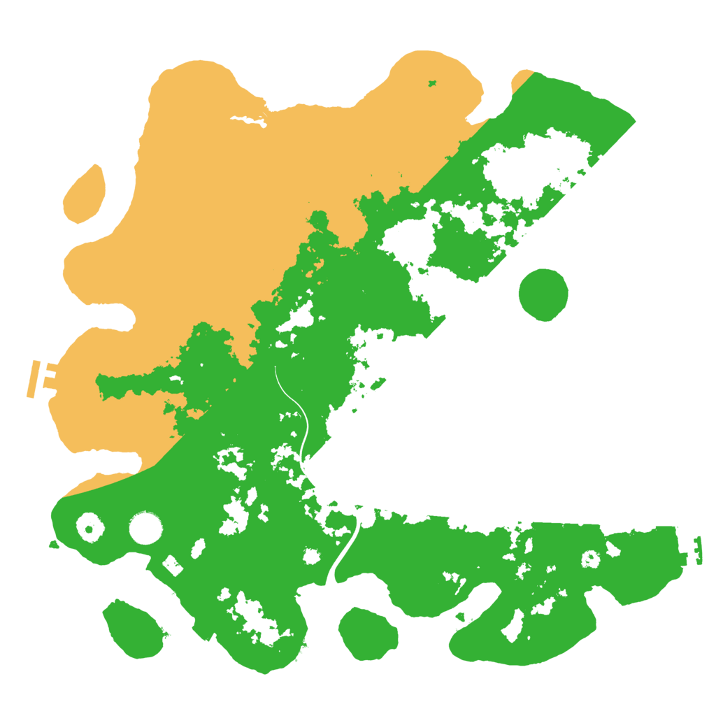 Biome Rust Map: Procedural Map, Size: 3850, Seed: 466801974