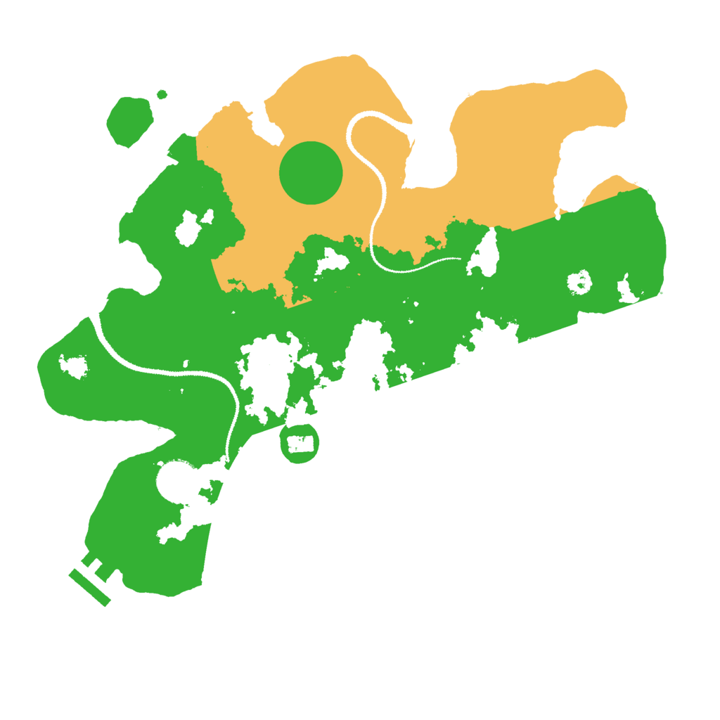 Biome Rust Map: Procedural Map, Size: 3000, Seed: 388866209