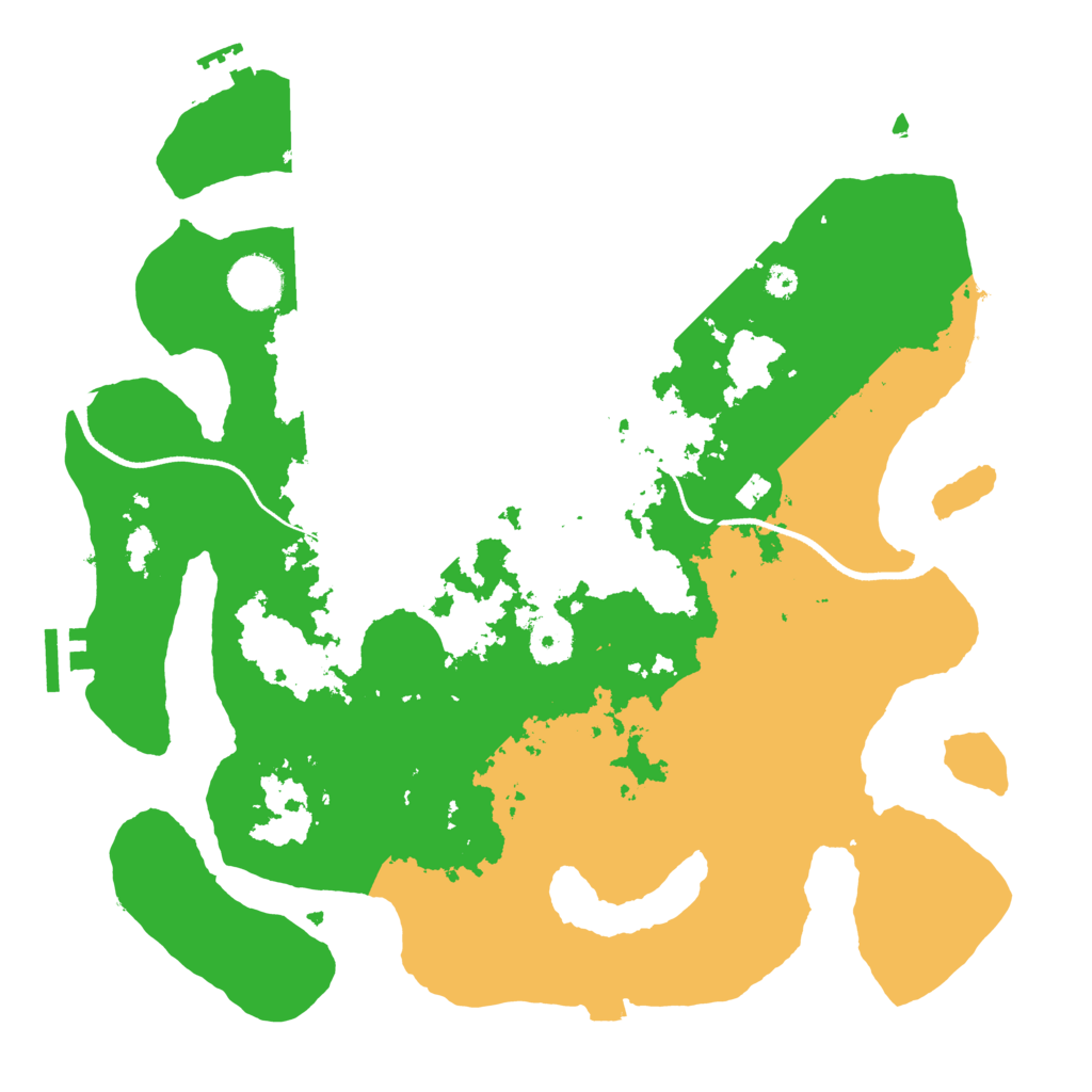 Biome Rust Map: Procedural Map, Size: 3500, Seed: 1806930816