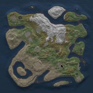 Thumbnail Rust Map: Procedural Map, Size: 4000, Seed: 778289632, 15 Monuments