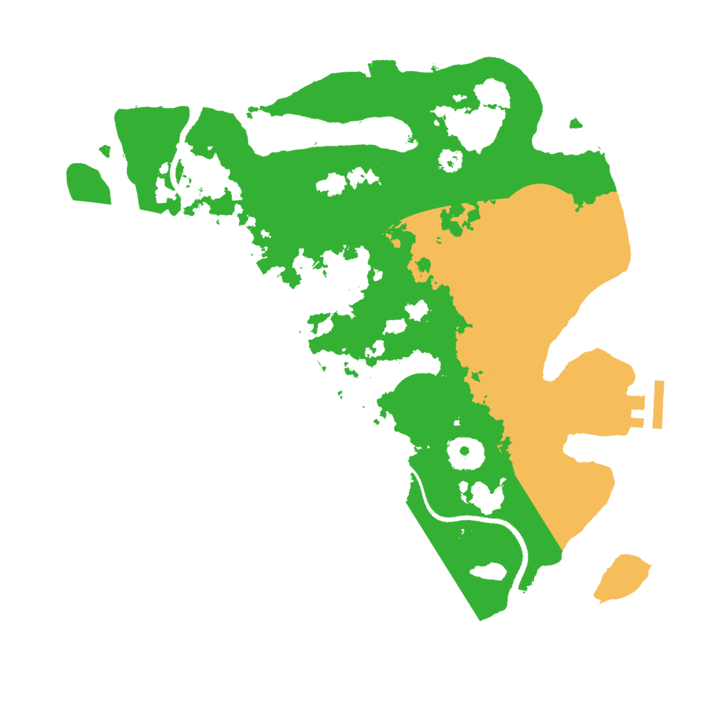 Biome Rust Map: Procedural Map, Size: 3000, Seed: 2423360