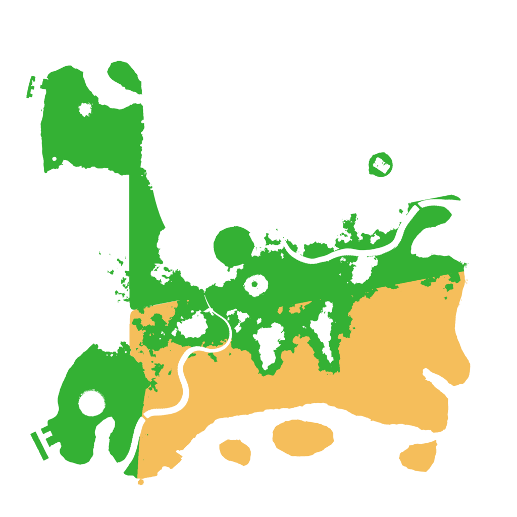 Biome Rust Map: Procedural Map, Size: 3500, Seed: 1417847159